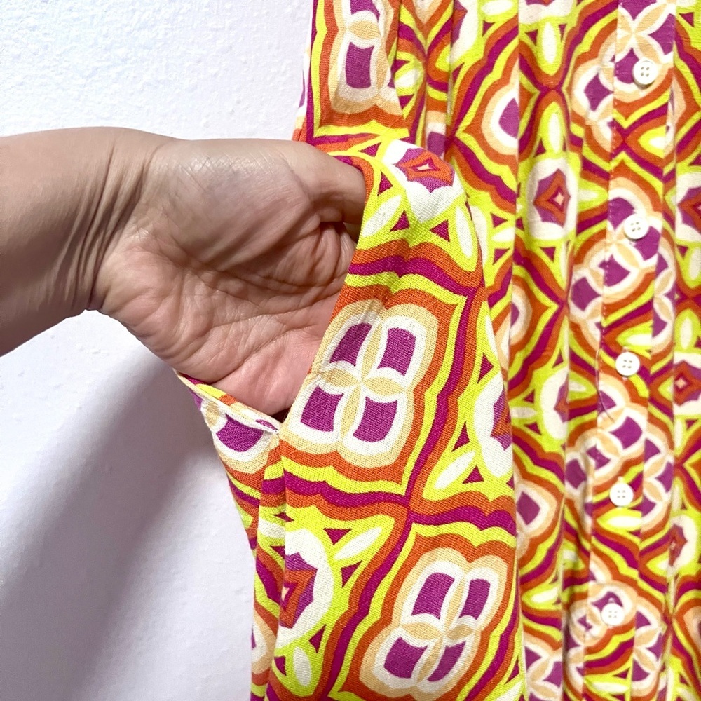 Flying Tomato High Low express yourself woven midi dress in Vibrant Yellow Small - Picture 7 of 9